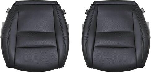 SecosAutoparts Tan Perforated Front Driver & Passenger Side Bottom Microfiber Leather Replacement Seat Covers Compatible with Jeep Grand Cherokee 2011 2012 2013 2014 2015 2016 in Kuwait