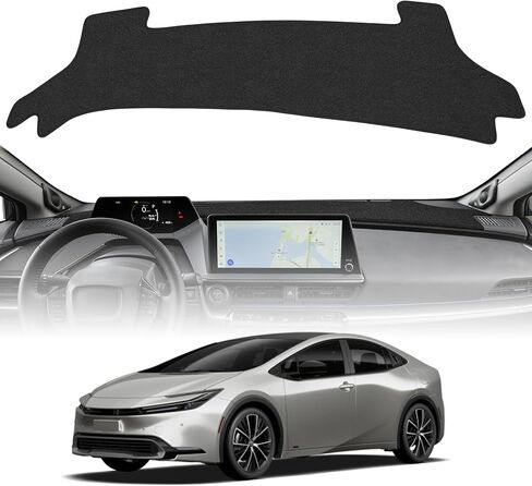 Tesla Model 3 Highland Accessories Dashboard Cover, Dash Cover for Tesla Model 3 2024 2025, Interior Tesla Accessories, Silicone Back Non-Slip (Black) in Saudi Arabia