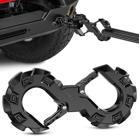 Nilight S-Shape Shackle, Quick Release Tow Hook for Winch Cable Ropes, 33,000 lbs Heavy Duty for Off-Road Recovery, Towing Extension, Tree Saver, Winch Shackle, Forged Steel, Orange in Saudi Arabia