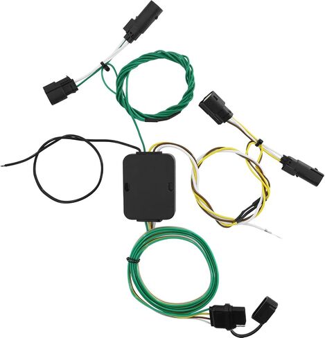 56225 Trailer Wiring Harness, 4-Pin Vehicle-Side Trailer Connector, Fits Select N-i-s-sa-n Fr-ontier, Path-Finder, X-Terra, Su-zuki E-quator, Black in Saudi Arabia