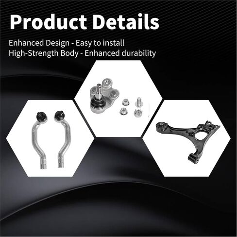 2PCS Front Lower Control Arm and Ball Joint Assembly Compatible with 2006-2011 Acura CSX and 2006-2011 Honda Civic K620382 K620383 in Saudi Arabia