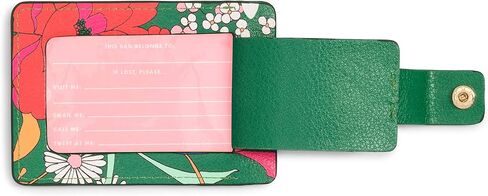 ban.do Getaway Suitcase Tag for Travel, Durable Vegan Leather Luggage Identifier, Miss You Already in Saudi Arabia