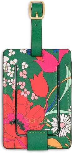 ban.do Getaway Suitcase Tag for Travel, Durable Vegan Leather Luggage Identifier, Miss You Already in Saudi Arabia