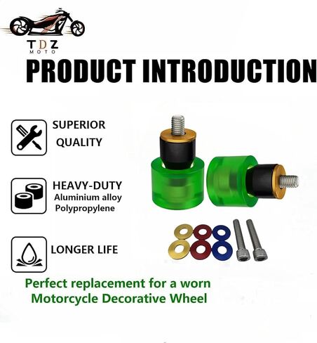 TDZ Motorcycle Decorative Wheel Install on 1-1/4" Engine Saddlebag Guard for Harley & Any Other Brand 1.25" Crash bar, Violet Wheel in Saudi Arabia