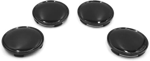 63mm Wheel Rim Hub Center Covers Center Caps Replacement 60mm Lug to Lug (Black) - 4Pcs in Saudi Arabia