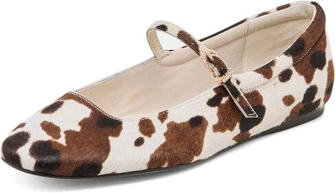 ماري جين باليه فلاتس للنساء زلة إصبع القدم مربعة على شقق مريحة في الكاحل أحذية راقصة الباليه in Kuwait