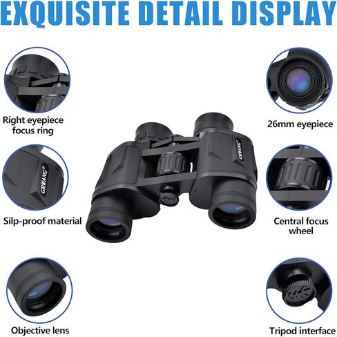 10x40 مناظير HD Professional للبالغين والأطفال ، مجهر إثبات الصدمة مع عدسة BAK4 FMC ، مناظير كبيرة مقاومة للماء مثالية لمشاهدة الطيور ، والرياضة ، والصيد ، والهدايا in Kuwait