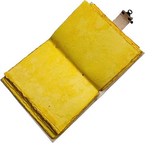 Sun & Moon Vintage Leather Journal for Men & Women 200 Pages of Deckle Deckle Edge Vintage Paper ، Pleantage Sketchbook ، Drawing Journal ، Printed Leather Journal ، Great Gift (7 × 5 Inch) in Saudi Arabia