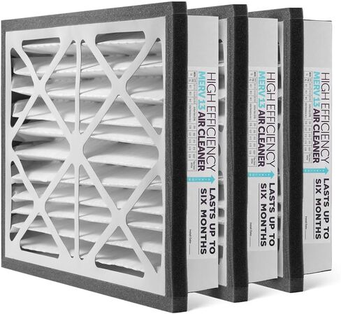 Zephyr 14x24x3 VGF MERV 13 Media Air Cleaner Filter for Return Air Grilles. حالة 3 in Kuwait