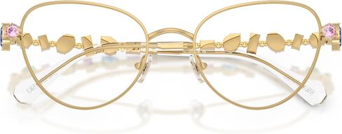 Swarovski SK1024 Prescription Eyewear Frames, Silver/Demo Lens, 53 mm in Saudi Arabia