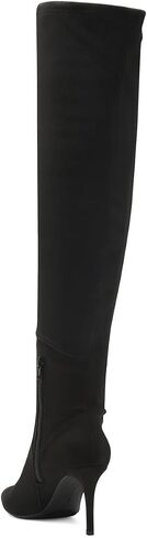 Jessica Simpson Womens Almond Black Cushioned Abrine Pointed Toe Stiletto Zip-Up Dress Boots 5.5 M in Saudi Arabia