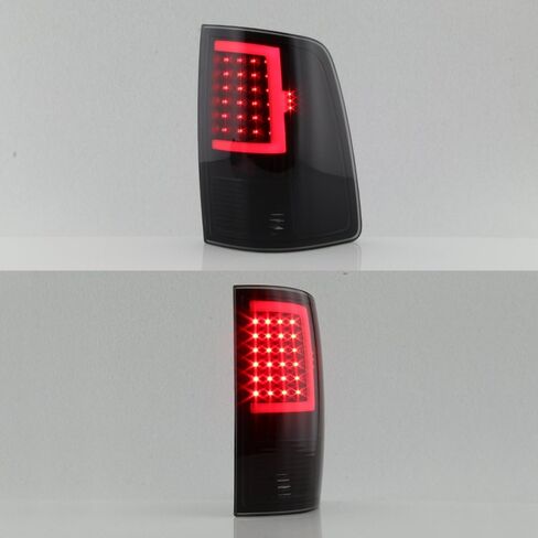 AKKON - لعام 2013-18 Dodge RAM [Model LED Stock فقط] LED كامل LED أثناء النهار تشغيل مصباح المصباح الأضواء ذيل حمراء الإسكان in Saudi Arabia
