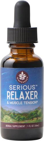 WishGarden Herbs Serious Relaxer & Muscle Tension - All-Natural Muscle Relaxation Herbal Supplement with Wild Lettuce & Wood Betony, Releases Muscle Tension, Relax Muscles & Muscle Discomforts, 4oz in Saudi Arabia