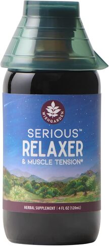 WishGarden Herbs Serious Relaxer & Muscle Tension - All-Natural Muscle Relaxation Herbal Supplement with Wild Lettuce & Wood Betony, Releases Muscle Tension, Relax Muscles & Muscle Discomforts, 4oz in Saudi Arabia