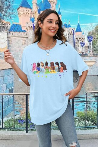 UNIQUEONE Magical Shirt for Women: Magic Kingdom Tshirt Princess Shirt Family Vacation Trip Tee in Saudi Arabia