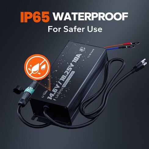 Litime 16V 70Ah Professional Fish Finder LiFePO4 Battery with 18.25V&14.6V 10A Charger, Bluetooth 5.0, Built in BMS, 10 Years Lifetime Perfect for Sonars, Radars, Marine Electronics in Kuwait