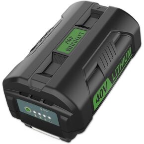 Powilling 40v 6.5ah استبدال بطارية Ryobi 40V وشاحن التحرير والسرد متوافق مع بطارية Ryobi 40 Volt OP4026 OP40601 OP4050A OP4040 OP4030 OP4050 مع OP401 40 فولت شاحن in Kuwait