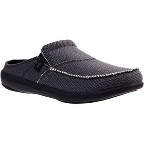 REVITALIGN Men's Siesta Canvas Mule, Black, 11.5 Wide in Saudi Arabia