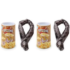 Cooplay Popup Snake in a Popcorn Can Prank, Halloween Fools Day Party Magic Trick Joke Gadget Fun Prank Gag Friend Toy in Kuwait