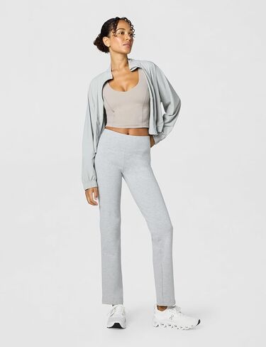 Jockey Women's Active Solid Cotton Jersey Yoga Pants in Saudi Arabia
