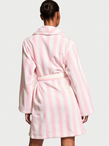 Victoria's Secret Short Cozy Robe, Robes for Women, Black (XS/S) in Saudi Arabia