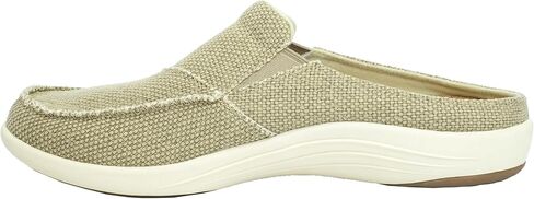 REVITALIGN Men's Siesta Canvas Mule, Black, 11.5 Wide in Kuwait