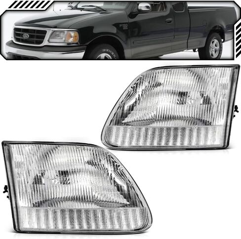 EPIC LIGHTING AMOE Replacement Rear Brake Tail Lights Assembly Compatible with Ford 97-03 F-150 Styleside 97-99 F-250 Light Duty 99-07 Super Duty [ FO2800117 F85Z13405CA FO2801117 F85Z13404CA ] Pair in Saudi Arabia