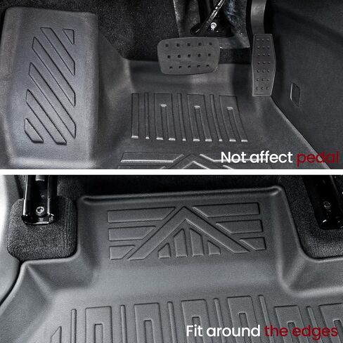 Backrest Mats Kick mats for 2024 2025 GMC Acadia 7 Seats Accessories, All-Weather TPE Seat Back Covers Behind 2nd Row (24-25 7 Seats-2nd Row Backrest Mats) in Kuwait