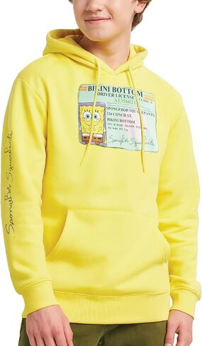 Nickelodeon Men’s SpongeBob and Patrick Fleece Sweatshirt – Men and Women’s Unisex Pullover Hoodie (Size: S-XL) in Saudi Arabia