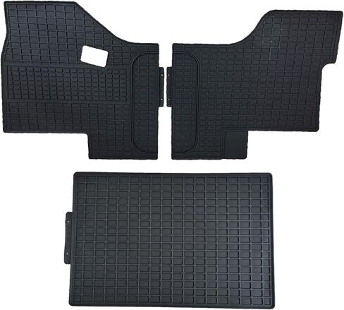 Floor Mat Liner Fit for International 4100 4200 4300 4400 7300 7400 7500 8500 Work Dura Tran Star MV607 MV60H HV507 HV607 Trucks, Black in Kuwait
