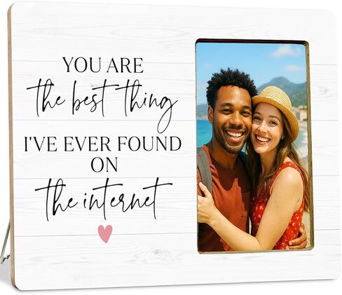 Wedding Gifts Picture Frame for Newlyweds Engagement Bridal Shower, Mr & Mrs Wedding Picture Frame for Bride Groom in Kuwait