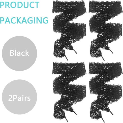 UamGlsob 2 Pairs Lace Shoelaces for Samba Fashion Shoes, 3CM Wide Flat Soft Fancy Shoe Laces for Women Girls Sport Walking in Kuwait