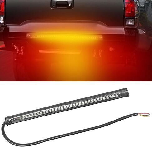 7.67 "شريط ضوء LED مرن ، شريط فرامل LED مزدوج LED LED توقف انعطاف ضوء الإشارة ، وضوء تشغيل النهار المقاوم للماء ، وشريط خلفي للسيارة ، وضوء لوحة الترخيص للسيارة ، والدراجة النارية ، و ATV (48LELD) in Saudi Arabia