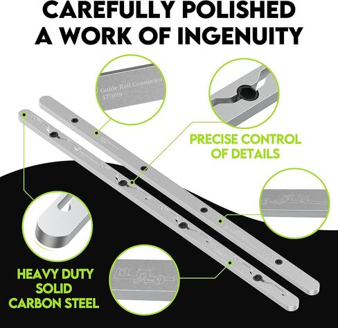 طقم موصل السكك الحديدية دليل P-20177، 2/pk مجموعة موصل السكك الحديدية دليل المنشار المسار، استبدال الملحقات استنساخ موصل السكك الحديدية لديوالت / فيستول / WEN دليل القضبان التمديد in Kuwait