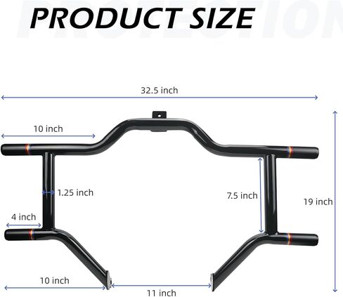حارس المحرك شقة بار تحطم طائرة هارلي تورنج رود جليد شارع جليد الطريق الملك إلكترا جليد Ultra Limited 2009-2024 in Kuwait