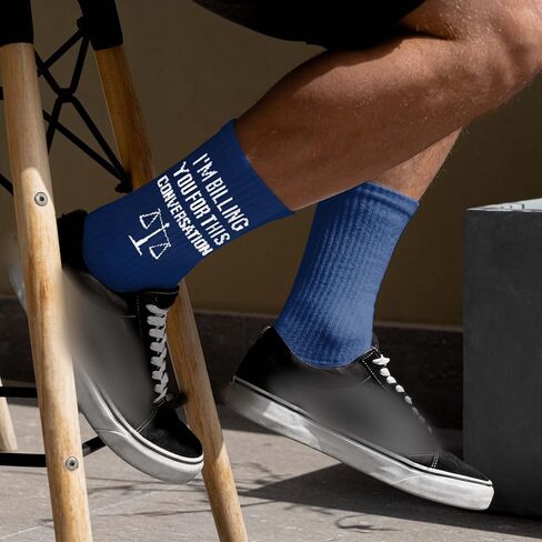 ‘I"m Billing You for This Conversation’, Gifts for Law School Student, Lawyer Friends, Family, Colleagues, Law Themed, Lawyer Socks, Lawyer Gifts for Birthday, Thanksgiving, Christmas, etc. (114) in Saudi Arabia