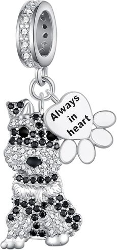 Maltese Charm 925 Sterling Silver Dog Charm Cute Maltese Charms for Bracelets Dog Jewelry Gifts for Women in Saudi Arabia