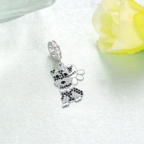 Maltese Charm 925 Sterling Silver Dog Charm Cute Maltese Charms for Bracelets Dog Jewelry Gifts for Women in Saudi Arabia