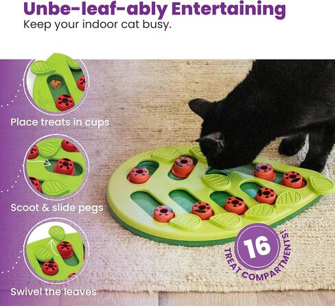 Catstages by Nina Ottosson Buggin' Out Puzzle & Play - Interactive Cat Treat Puzzle in Kuwait