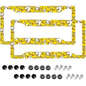 License Plate Frame 2 Packs, Evil Eye Car Accessories Aluminum License Plate Frame Holder, Universal Standard Size
