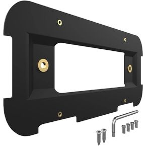 License Plate Holder Bracket Mounting Kit Compatible with BMW 1 2 3 4 5 6 Series Rear Plates Car Accessories Replaces 51187160607, 511882380615 & 51188238061 Tag Frame Back Bumper Trunk Mount Adapter