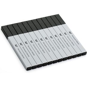 Mr. Pen- Permanent Markers, 12 Pack, Black, Fine Tip, Aesthetic Black Markers, Fine Tip Markers, Black Permanent Markers, Permanent Markers Black, Black Markers Permanent, Fine Tip Permanent Markers