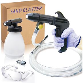Rust Remover Gun - Power Sand Blaster for Air Compressor - Versatile Cleaning Kit for Home and Workshop