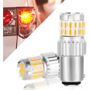 RACOONA Brake Light Bulb,1157 Led Bulb,Car Accessories 9-30V Tail Light Bulb Super Bright Low Power 1157 2357 2057 7528 BAY15D LED Bulbs with Projector,Replacement for Stop Tail Brake Lights (Red)