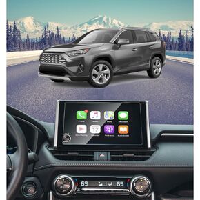 PZSWUXIE for 2023 2024 Toyota RAV4 LE/XLE/XLE Premium/Prime SE/Adventure/Hybrid 8 Inch Tempered Glass Screen Protector Clarity Navigation Accessories Protective Film(Not for 2019-2022 RAV4)