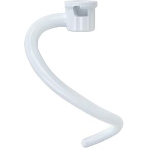 Spiral Dough Hook for Kitchen aid Bowl-Lift Stand Mixer 6qt - Kitchen aid Dough Hook Attachment Professional 6, Coated Metal Kitchen Aid Dough Hooks 6 Qt, KV25G0X KV25G8X KV25H0X KP26M1X KP26M8X