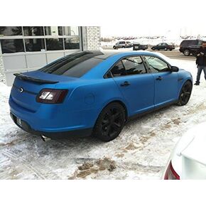 VViViD Matte Pearl Blue Car Wrap Vinyl Roll with Bubble and Air Free Channel Tech DIY (1ft x 5ft)