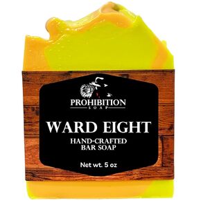 Prohibition Soap | Kentucky Bourbon | Natural Shea Butter Bar Soap for Men and Women, Moisturizing and Nourishing Body and Hand Soap