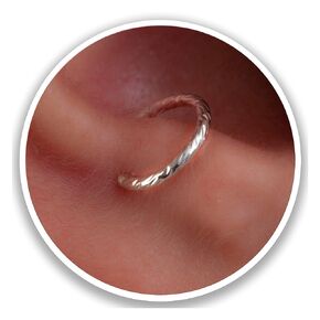 FAKE ANTI TRAGUS - 20 gauge snug fake gold Anti-tragus faux thin anti tragus ring - false gold filled Anti tragus jewelry (cut wire gold, gold-filled)