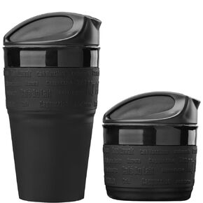 ZEYENNEYEZ Collapsible Silicone Coffee Cup/Mug, 350 ml/12oz, Reuseable Travel Mug, Silicone Folding Cup with Lid, BPA Free, Dishwasher Safe, For Hot or Cold Beverages, Non-Toxic in Saudi Arabia